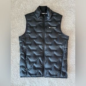 Black Columbia Sportswear Down Vest Omniheat